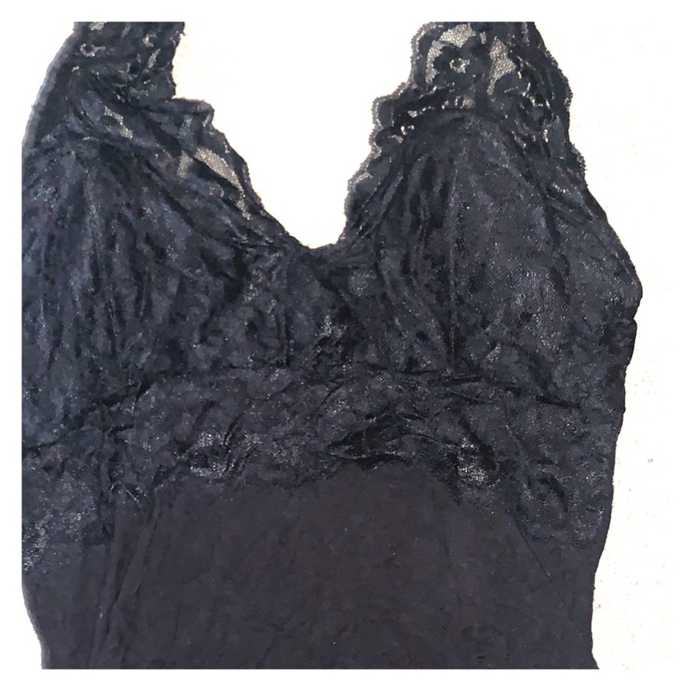 Lacy black halter!